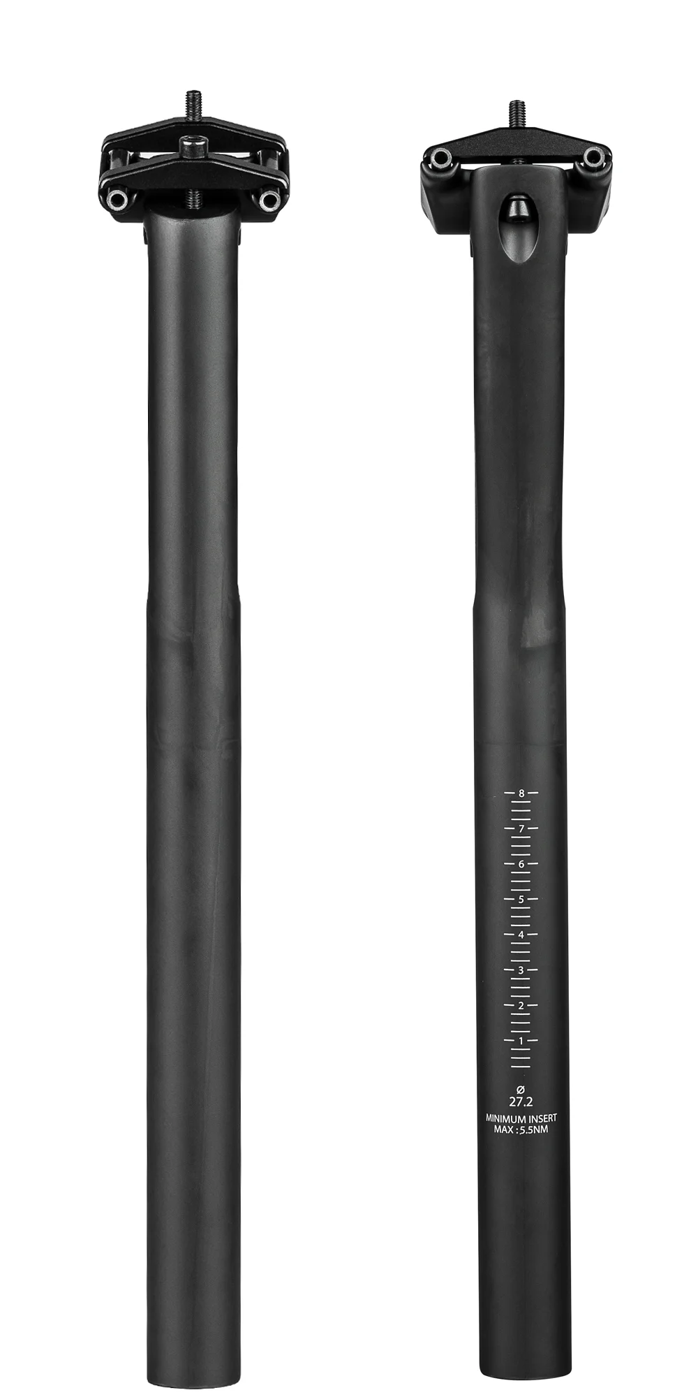 ELITA ONE T800 Carbon-Sattelstütze 27,2/30,9/31,6mm 350/400mm Hohl Dämpfend Stoßabsorbierend für Rennrad Gravel MTB 20mm Offset – Detail 11