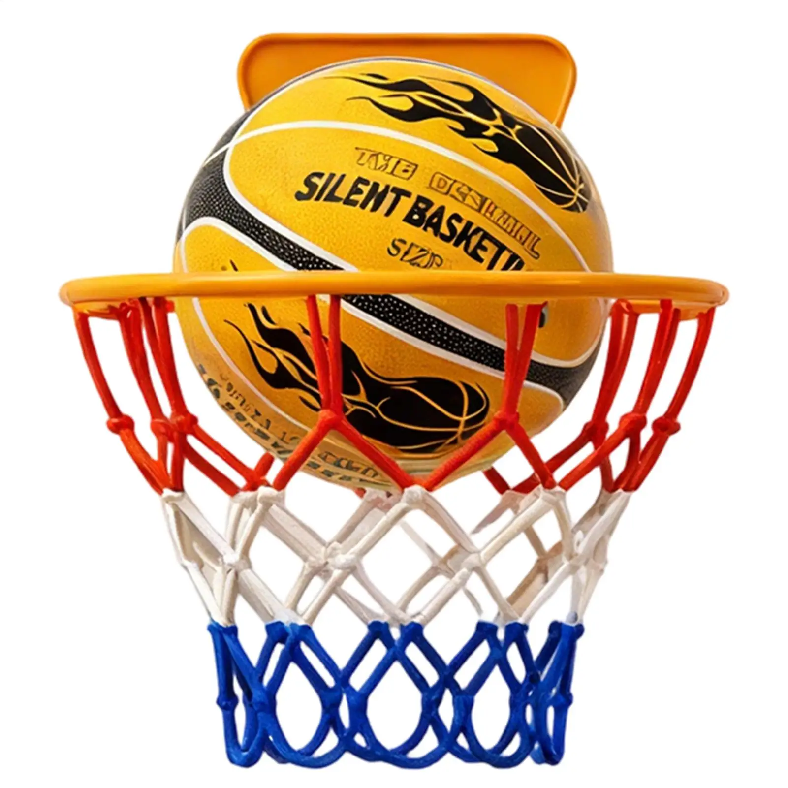 

Бесшумный баскетбольный мяч 5/7 размера для дома, спальни, спорта, для мальчиков, девочек, подростков, с легким захватом, без воздуха