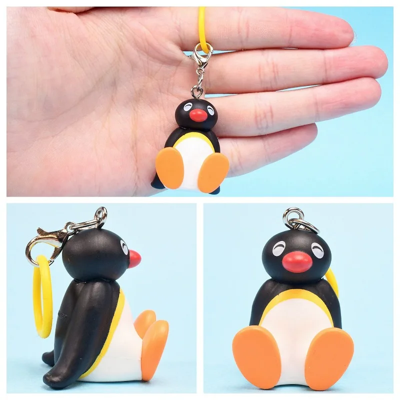 KOROKORO ガシャポンカプセル玩具かわいいペンギン家族アシカアニメアクションフィギュアコレクションペンダントチャームキッズギフト