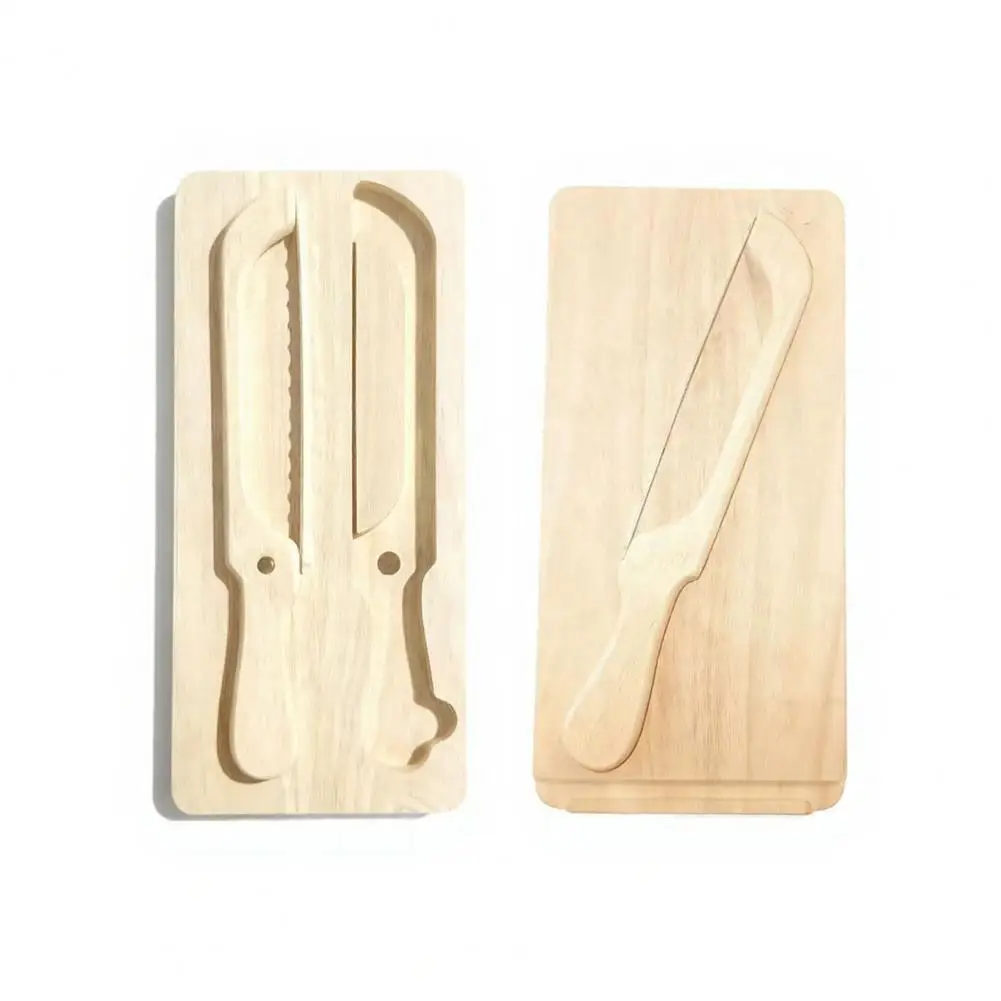 

Artisanal Bread Knife Dual-sided Bread Cutter Adjustable Bread Slicing Board Set with Guide Serrated Knife Rustic Bow for Bakers