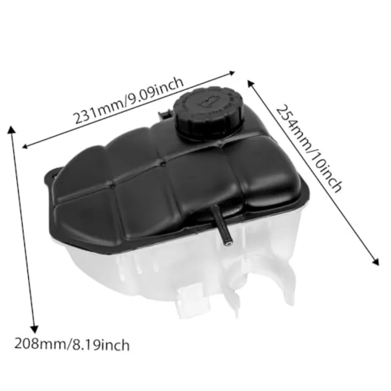 2035000049 tanque de garrafa de expansão de transbordamento do reservatório do líquido refrigerante para mercedes-benz c230 c240 c280 c320 c350 amg clk320 clk350 clk500