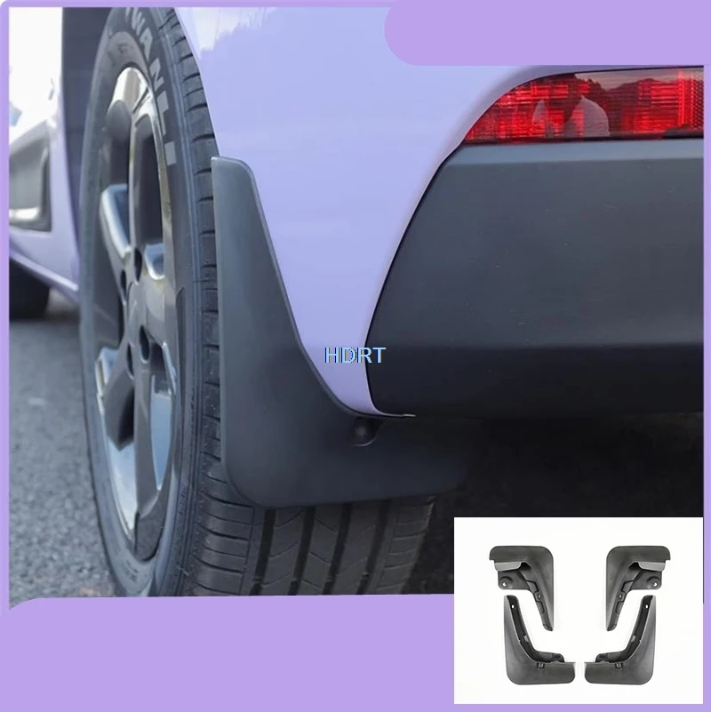 Car Styling Fender Plate Cover For Dongfeng Nammi 01 Box 2024 + Front And Rear Mudflap Wheel Mud Flap Guard Mudguard Accessories