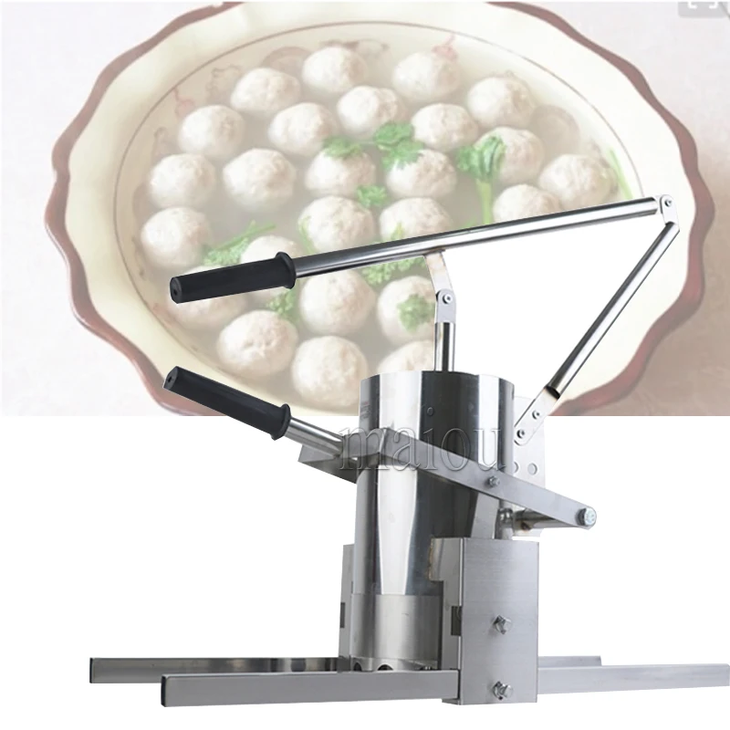 

New Type Manual Meatball Machine Stainless Steel Meat Ball Maker Meatball Forming Machine Shrimp Ball Fish Ball Maker