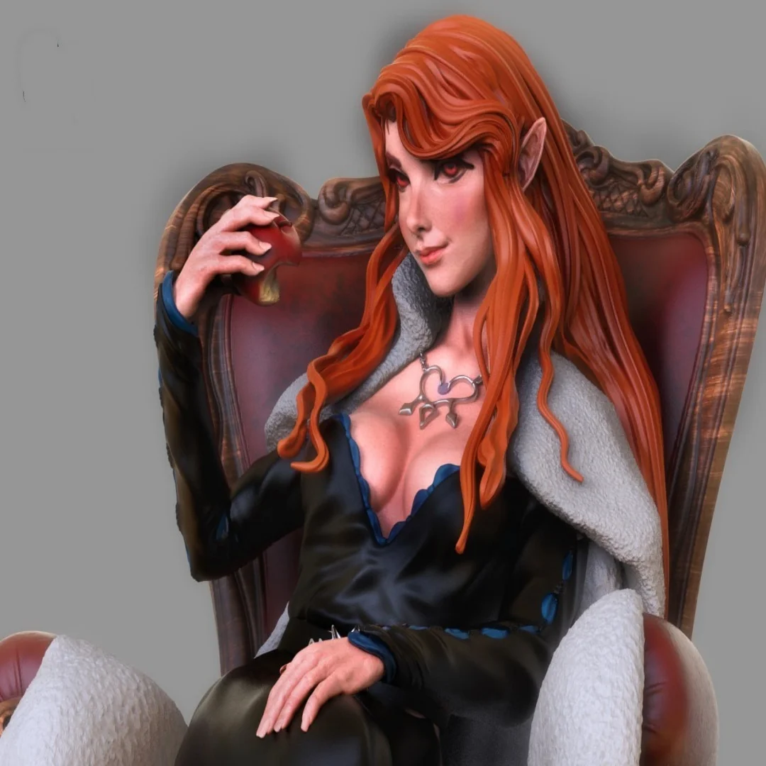 

1/24 Scale Resin Figure Sexy witch Assemble Model Kit Unassembled and Unpainted 3D printing DIY toy