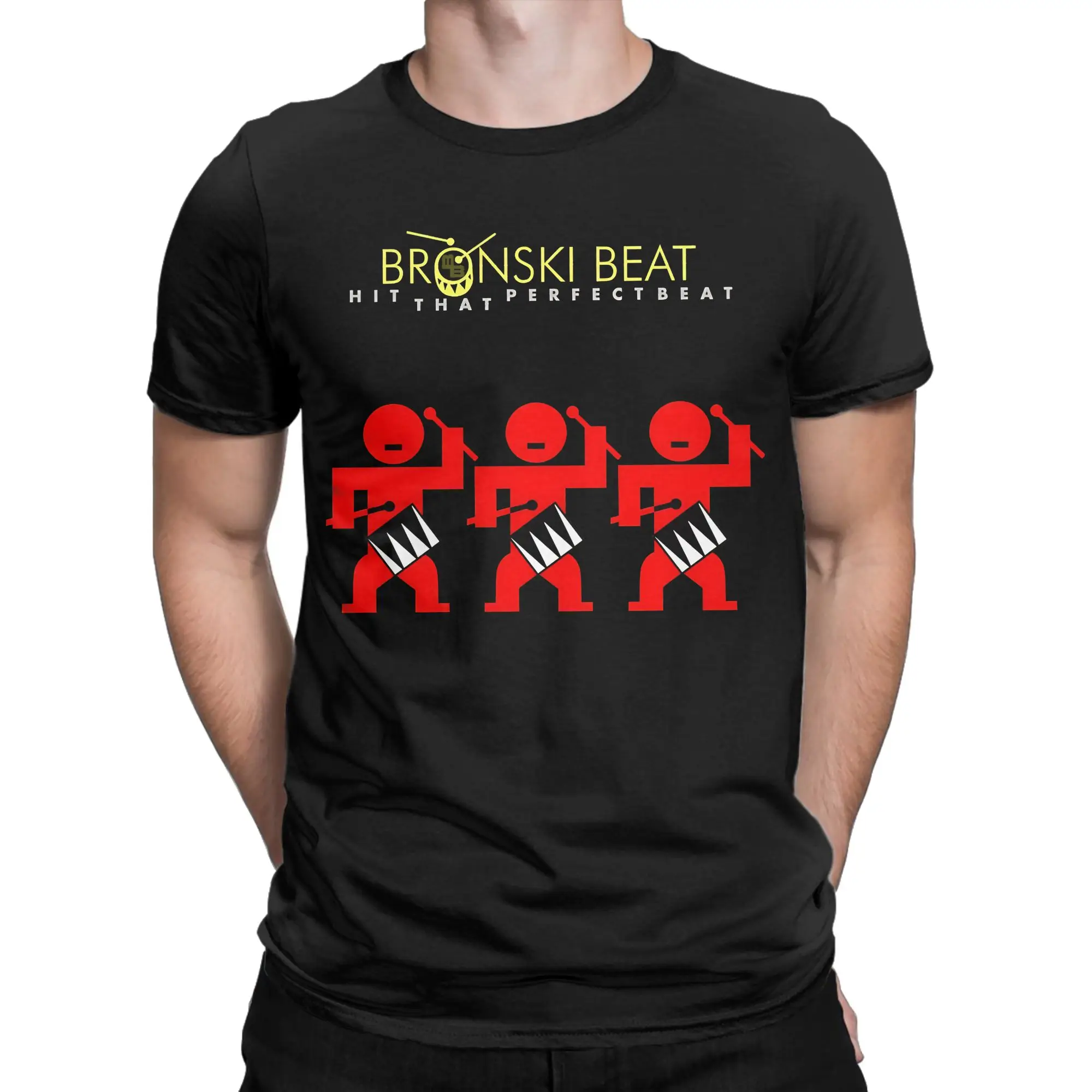 Retro Music  Classic Bronski Beat Funny 100% Cotton T-Shirt Tees Tops For Men