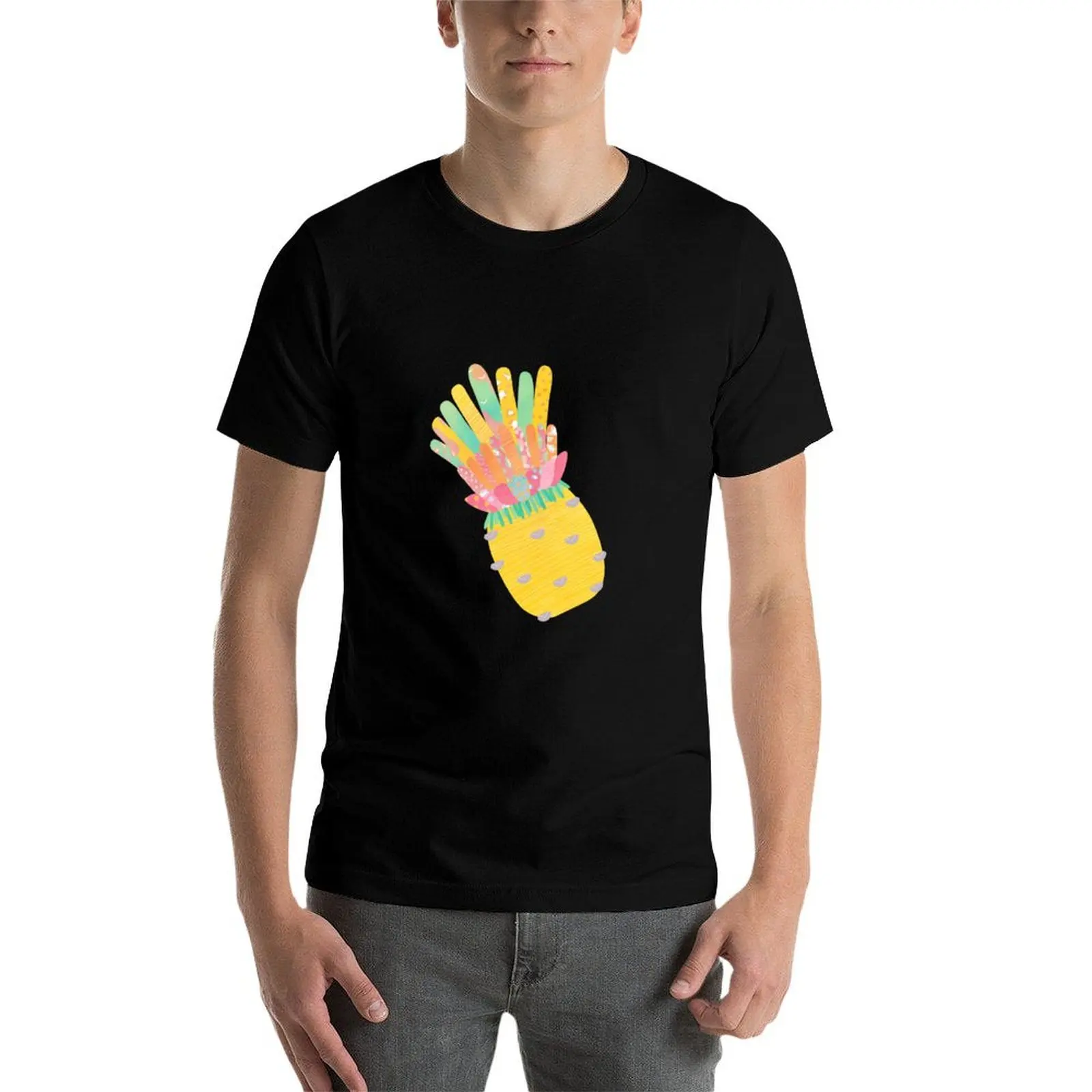 

Pineapple Party V2 T-Shirt t shirts for man cotton funny t shirt custom print cotton tshirt 100% T-Shirt