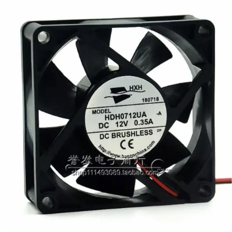 New CPU Fan for HXH 7025 7CM HDH0712UA 12V 0.35A Chassis Power Supply Cooling Fan 70*70*25MM