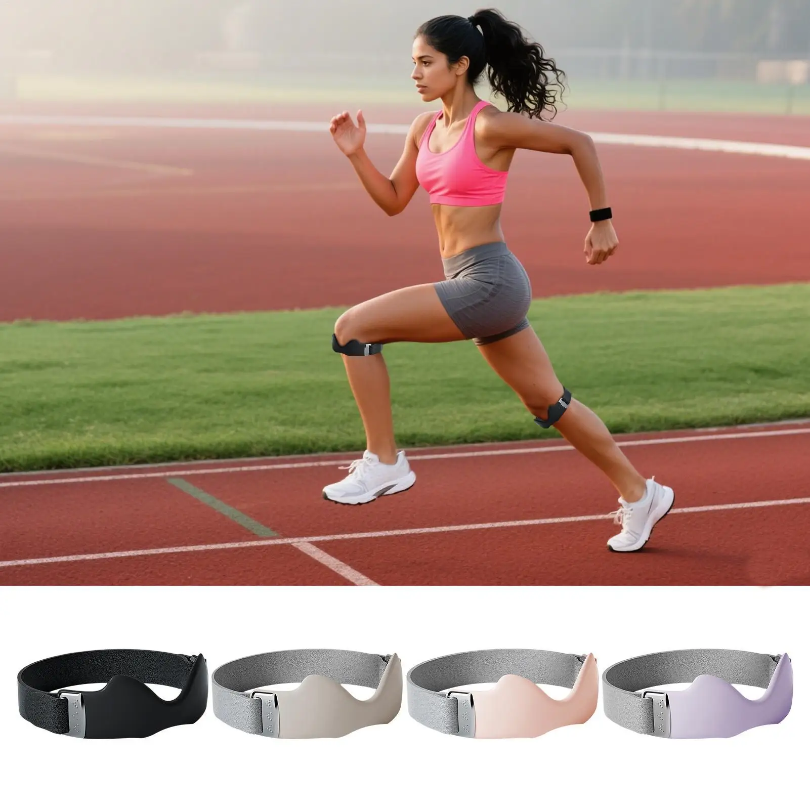 Patella Knee Strap Anti-Slip Basketball Patella Strap For Women Men Runner Weightlifter Hiker Athlete Running Basketball Hiking