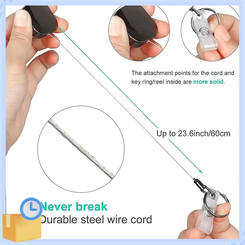 

Popular 1 Pcs Square Retractable Nurse Badge Reel Clip Badge Holder Students Id Card Holder