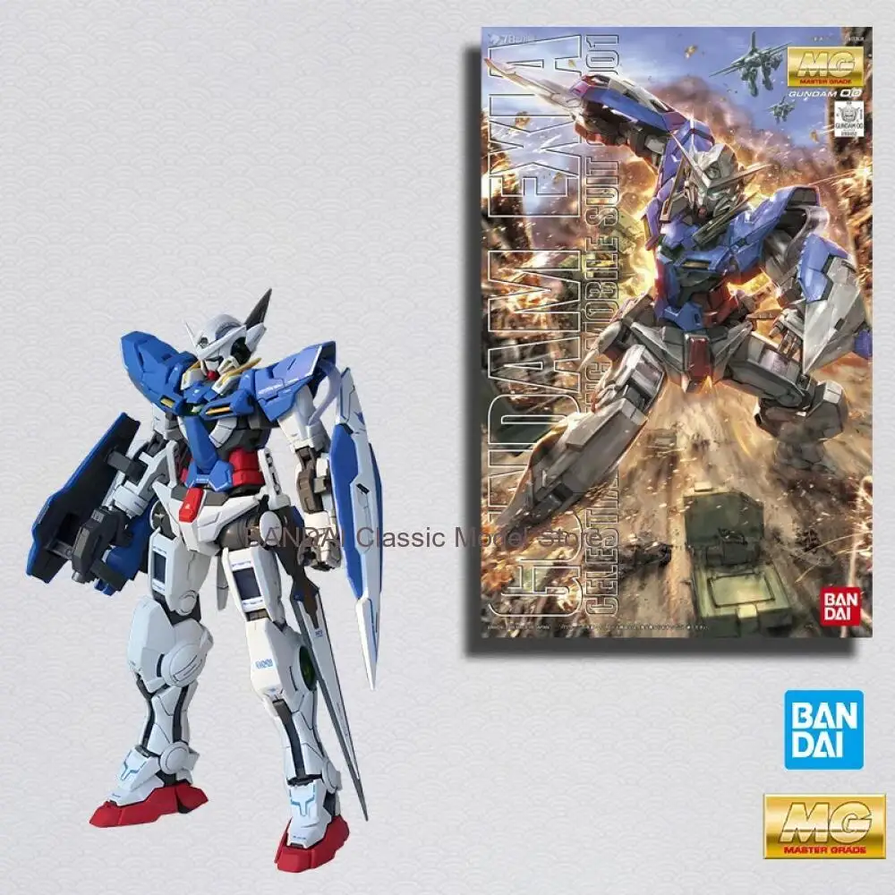 

Original Genuine Model BANDAI MG122 1/100 Gundam Exia Assembly Action Figure Anime Figurine Collections Toys Gifts for Kids