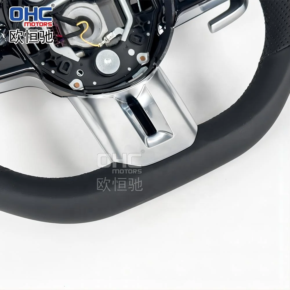 ohc steering wheel leather for Mercedes 2021 2022 2023 w166 W177 A Class GT W213 W246 X253 w205 w222 amg steering wheel