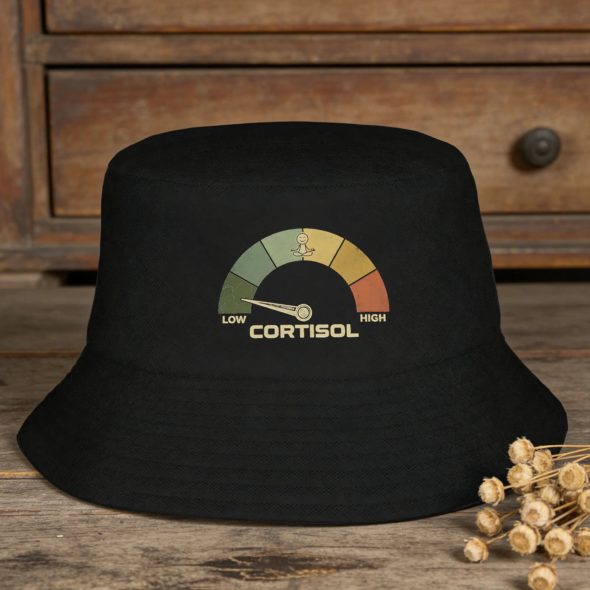 Low Cortisol Levels  Bucket Hat Spring  Fashion Fisherman Hats For Men Women Portable Beach Travel Caps Hawaii Custom Visor Hats