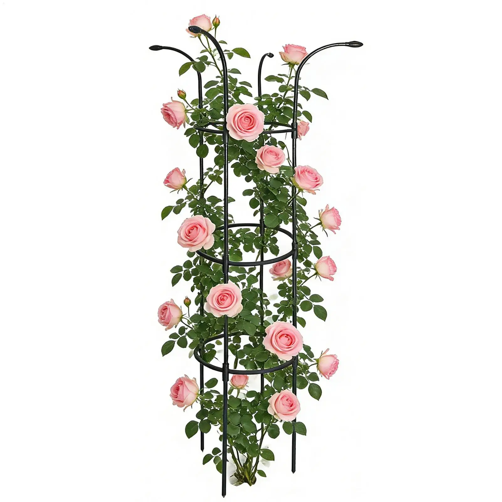 

Садовая опора для вьющихся растений: устойчивая декоративная подставка для лиан, уличная клетка-опора для цветов, роз, клематисов и овощей