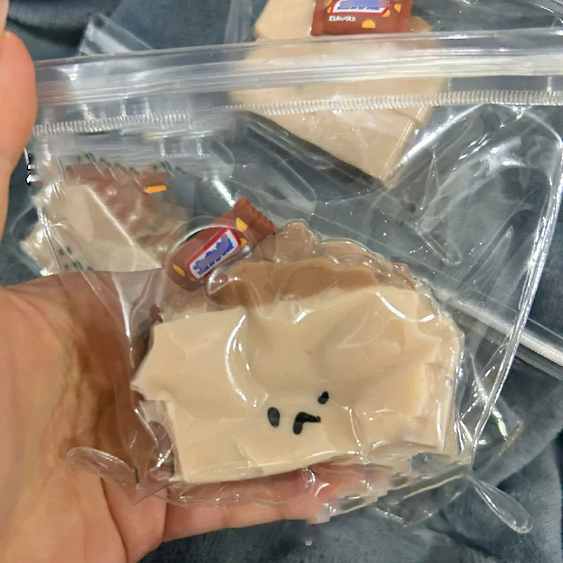 Mochi Taba Romanzo Creativo Divertente Simulato Cibo Giocattoli Una Borsa Castagne Morbido Pizzicare Agitarsi Giocattoli Per Bambini Antistress Squishy Regali