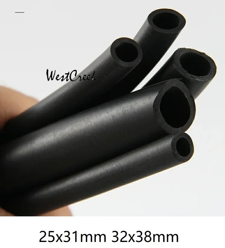 WESTCREEK 25x31mm 32x38 mmFKM tube Viton tubing FPM hose Fluorine rubber hose fluororubber flexible pipe heat Corrosion solvent