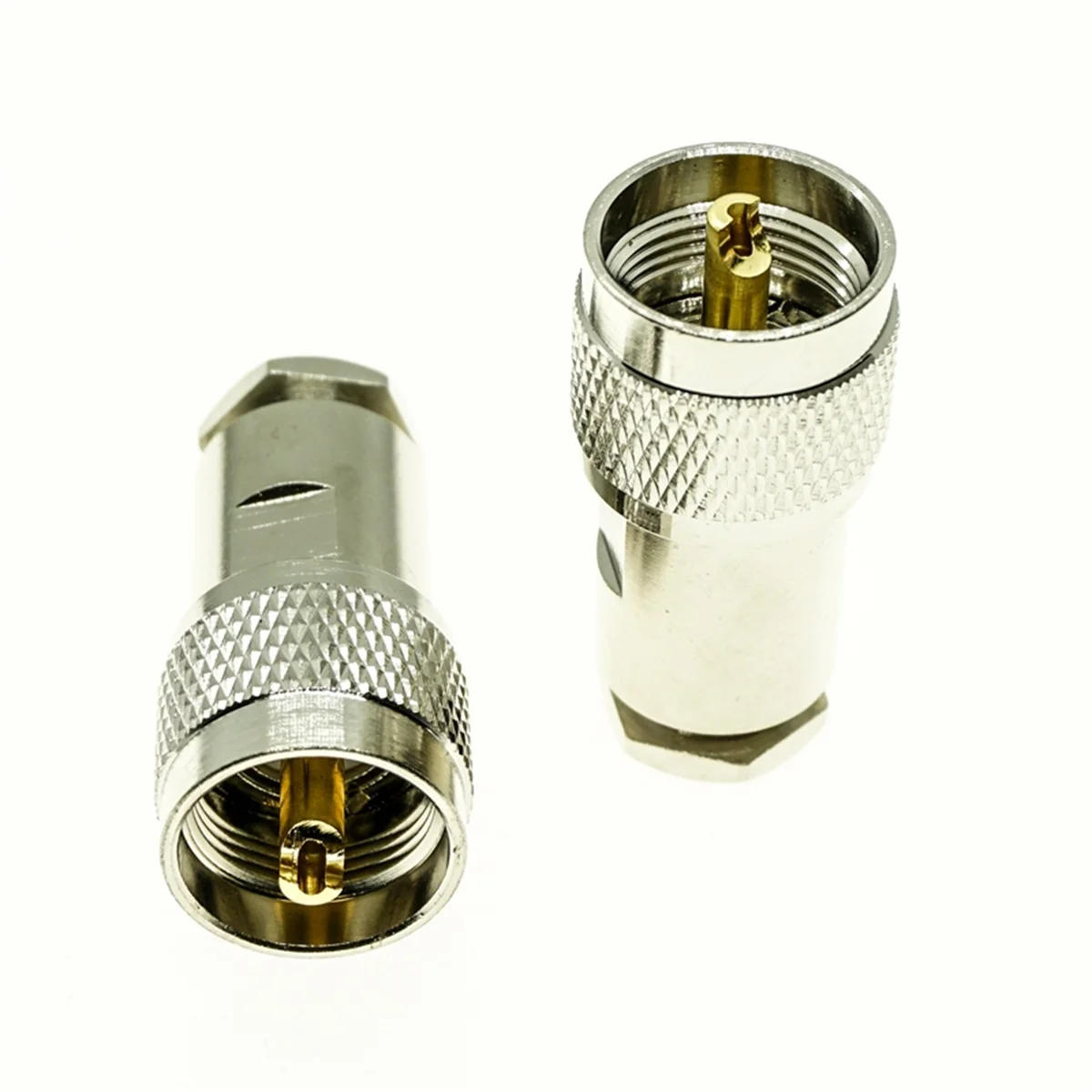 1 Stuks Uhf Pl259 Mannelijke Stekker Klem Voor Rg58 Rg142 Lmr195 Rg400 Rf Adapter Connector