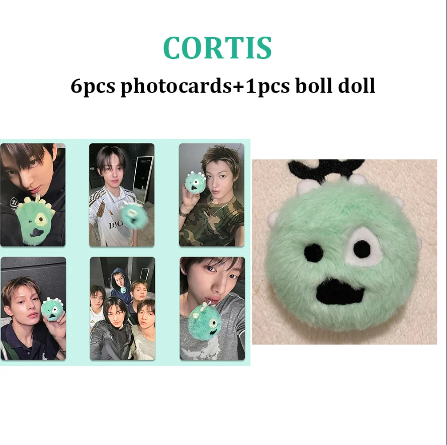 

6 шт./компл. плюшевая кукла CORTIS брелок Cortisball держатель для карт сумка кулон SEONGHYEON KEONHO JAMES JUHOON MARTIN коллекция фанатов
