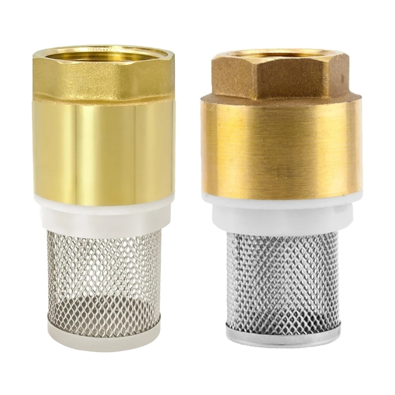 

1inch/3/4inch Strong Brass Foot Valves Filter with Stainless Steel Suction Basket Designed for Narrow Applications