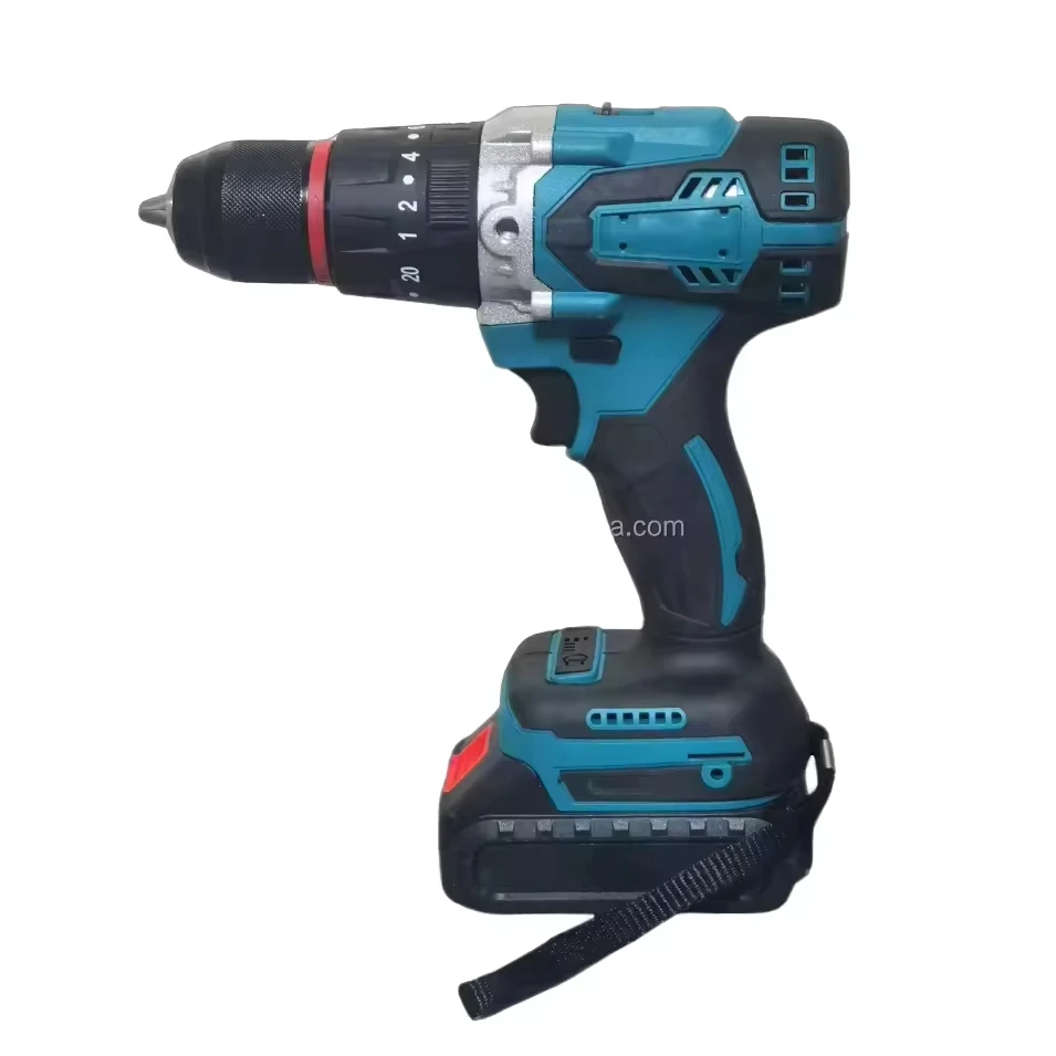 21V Brushless Cordless Electric Drill 13mm Variable Speed 1.3AH Lithium Battery OEM Customizable 1 Year Warranty For Wood