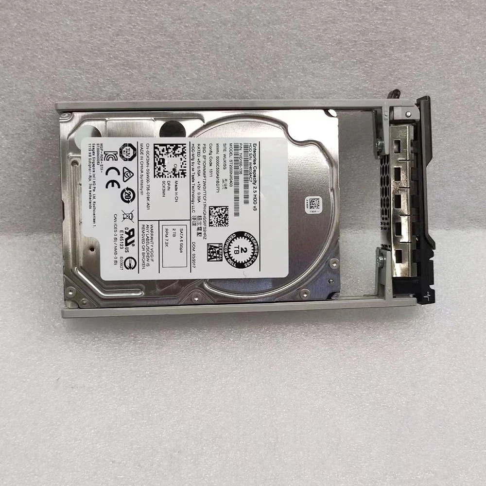 HDD For Seagate R730 R630 R420 Server Hard Disk ST2000NX0403 2T 7.2K SATA 2.5