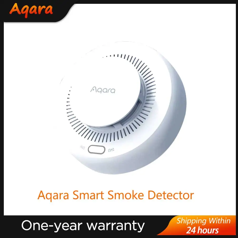 Aqara Smart Smoke Detector ZigBee Smart Fire Alarm Monitor Sound Alert Home Security APP Remote Control For Mi home Homekit