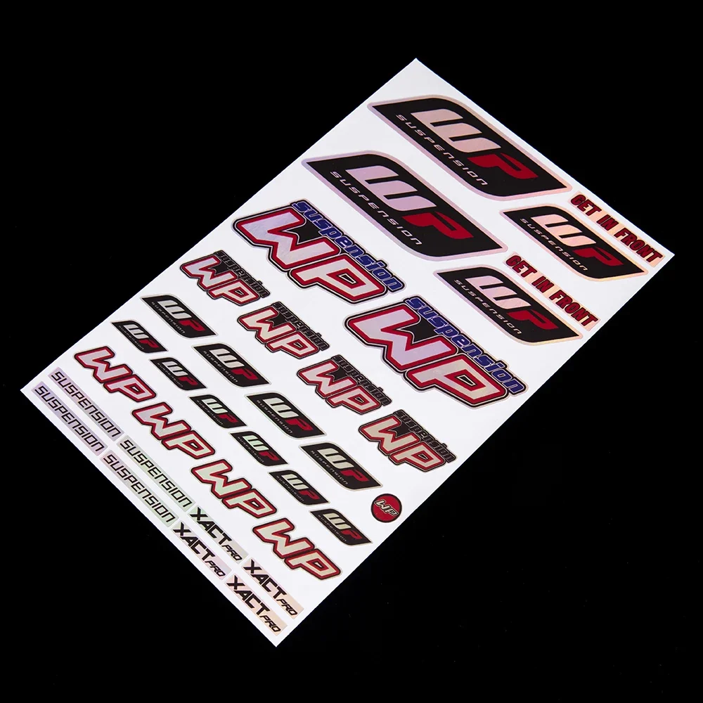 قوس قزح الليزر WP تعليق XACTpro احصل على FORONT ملصق صدمة المثبط ملصق ل Duke KTM كاواساكي هوندا فيسبا دوكاتي