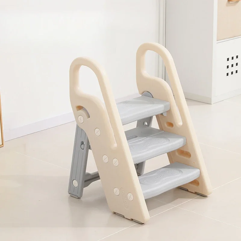 

Baby Hand Washing Ladder, Foldable Children's Stair Steps, Toddler Wash Safety Footrest, Adjustable Heightening Stirrups