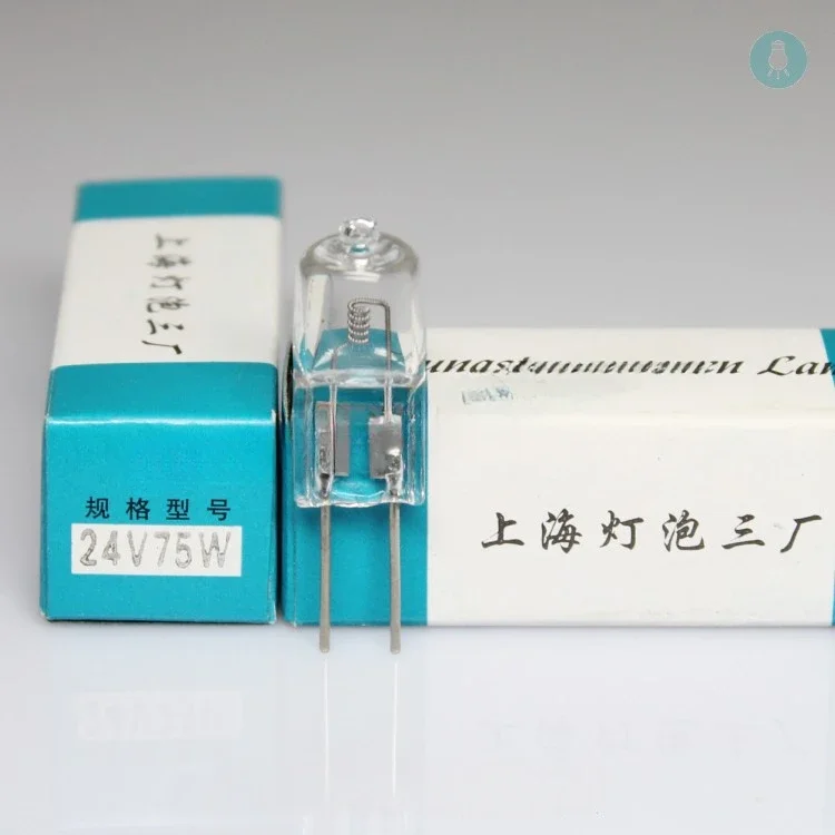 

10 шт. Xiangyang 24V75W радиологическая пленка DR позиционирование и поле зрения лампа галогенная рисовая пузырь вертикальный провод 24 В 75 Вт
