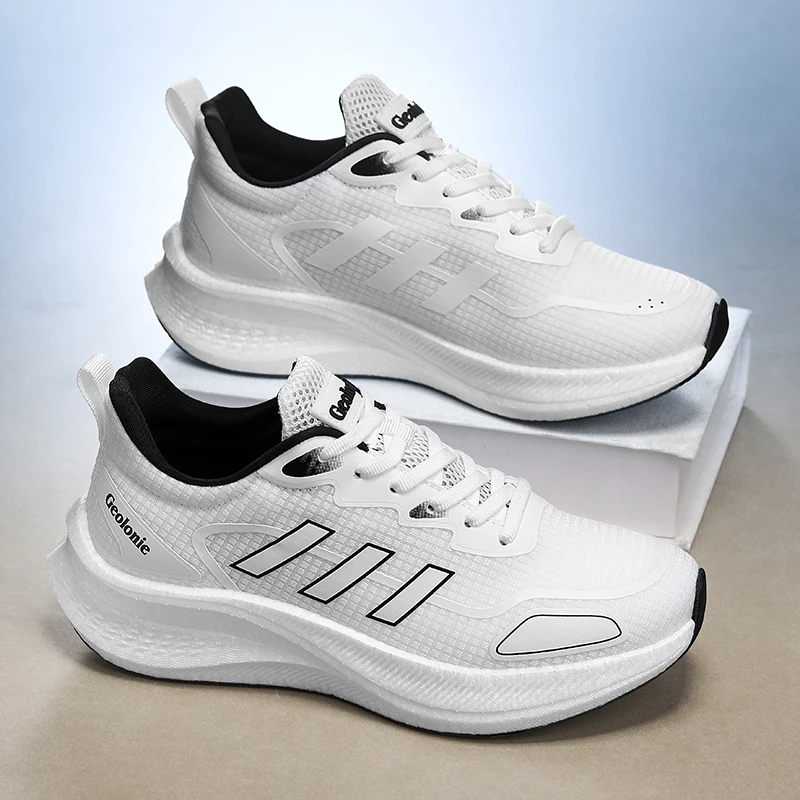 

Men Sports Shoes Fashion Casual Breathable Non Slip Lace Up Running Women New Autumn Lightweight Outdoor Fitness Sneakers