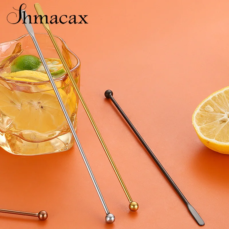 304 Edelstahl Kaffee Rührstab Bar Saft Rio Cocktail kreative Mixer Stick Champagner Swizzle Sticks