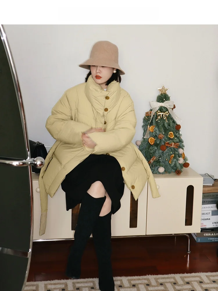 

Зимний легкий пуховик SRK: женская утепленная хлопковая куртка-жилет с наполнителем из пера, маленький размер, для повседневной носки