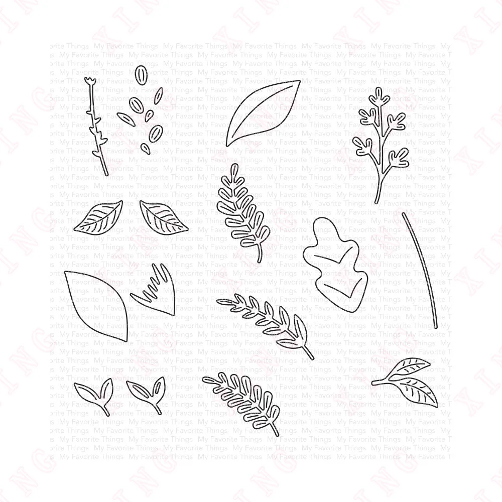 

New Complementary Greenery Metal Cutting Dies 2023 Scrapbook Decoration Embossing Template Diy Greeting Card Handmade Craft Mold