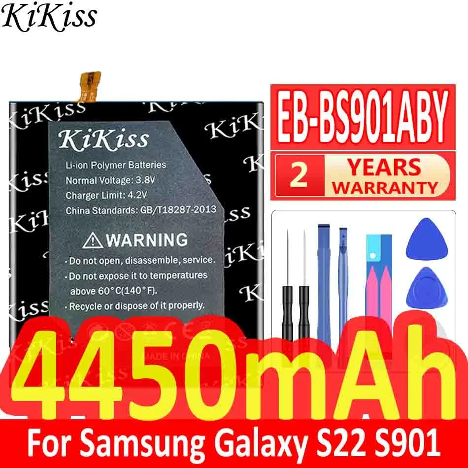 

Мощный аккумулятор KiKiss 4450 мАч/5900 мАч для Samsung Galaxy S22 Plus/Ultra S22 + S22Plus S22Ultra S22U