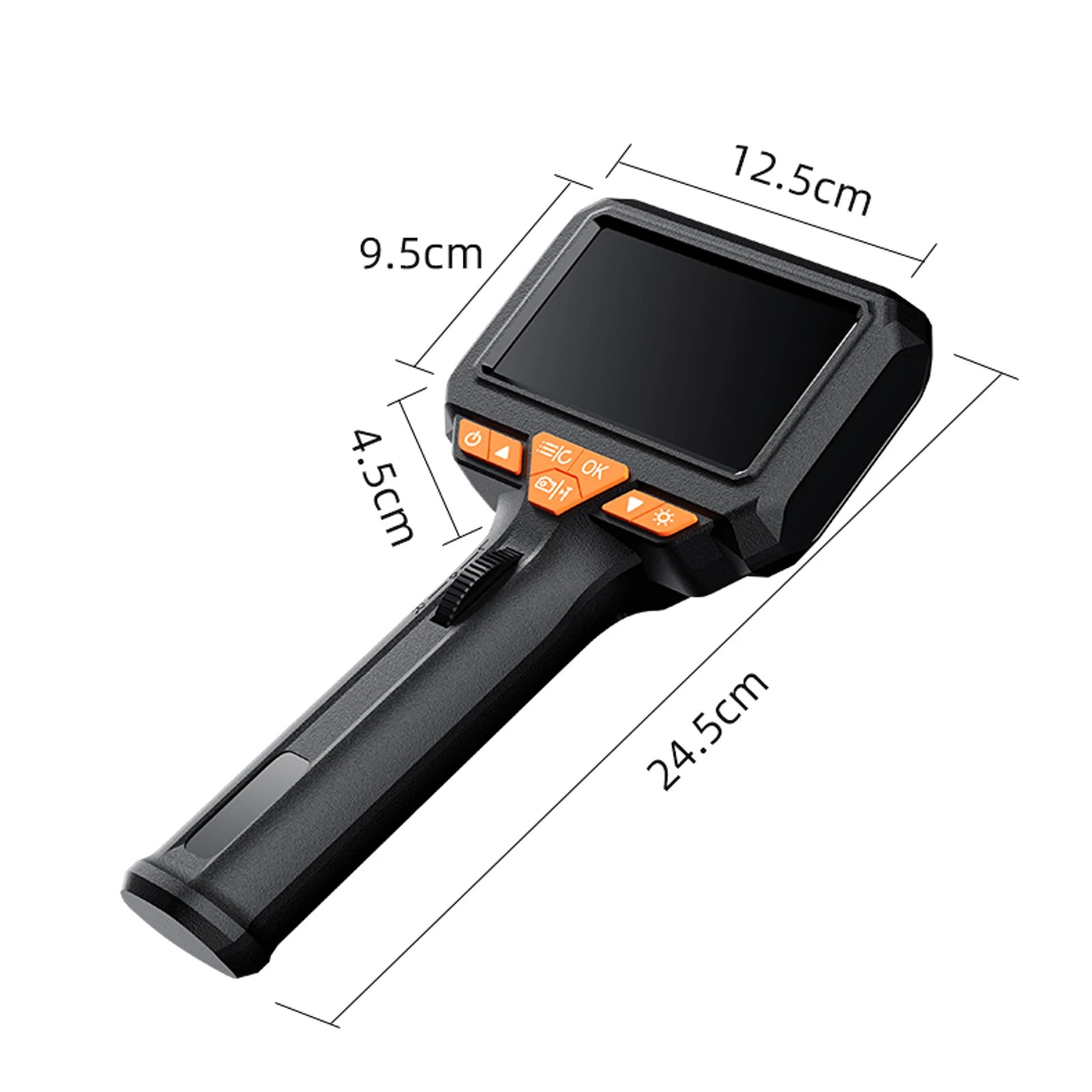كاميرا المنظار المفصلية في اتجاهين 4.3 بوصة فحص مقاوم للماء Borescope 2600mAh لصيانة آلة أنابيب محرك السيارة