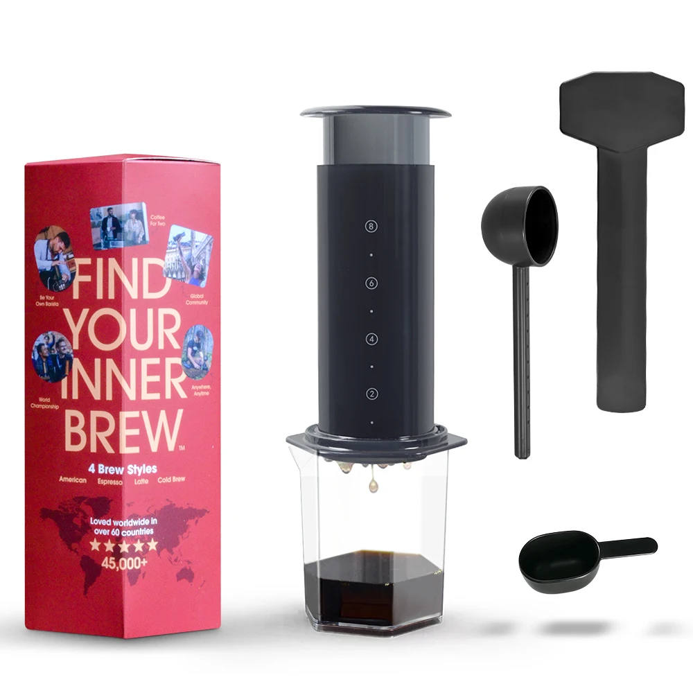 Espresso Coffee Maker Machine Portable French Press Coffee Pot Air Press Drip Coffee Machine With Filter Papers For AeroPres XL