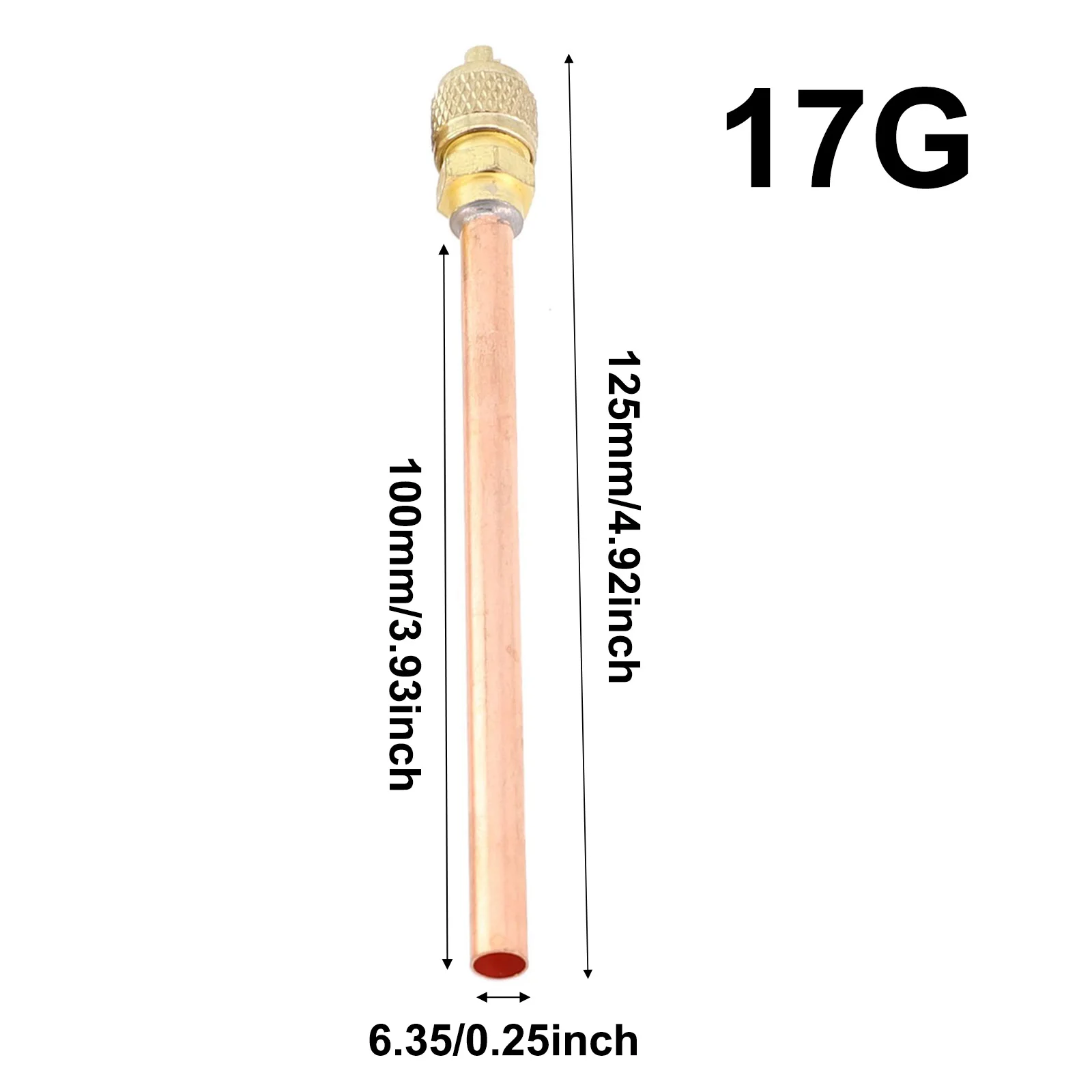 2pcs Air Conditioner Refrigeration Access Valves 3.4 Mpa Copper Tube Filling Parts For Air Conditioners Refrigeration Compressor