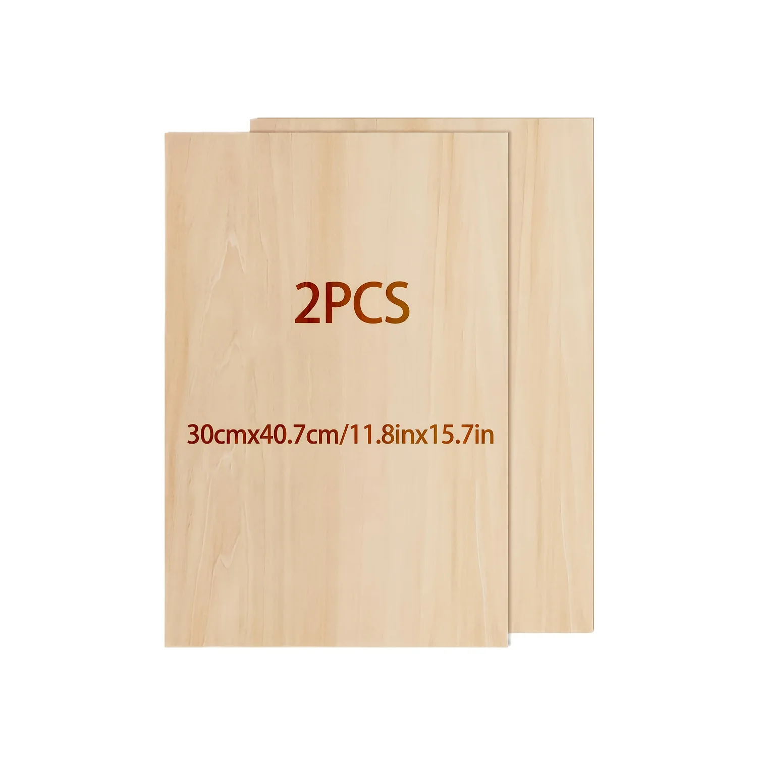 2/4 sheet plywood, measuring 12 x 15.7 x 1/8 inches (3 mm), unfinished plywood, suitable for crafts, veneer boards, rectangular