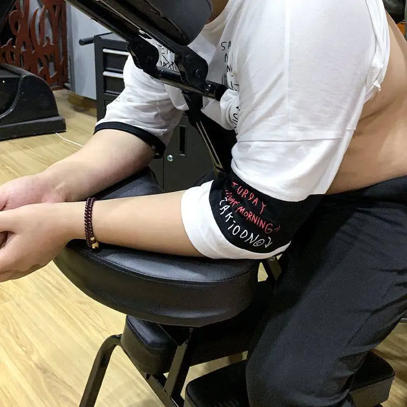 Portable Foldable Tattoo Chair Adjustable Scraping Tattoo Chair Therapy Device Commercial Furniture Silla De Tatuaje ZYWSY40