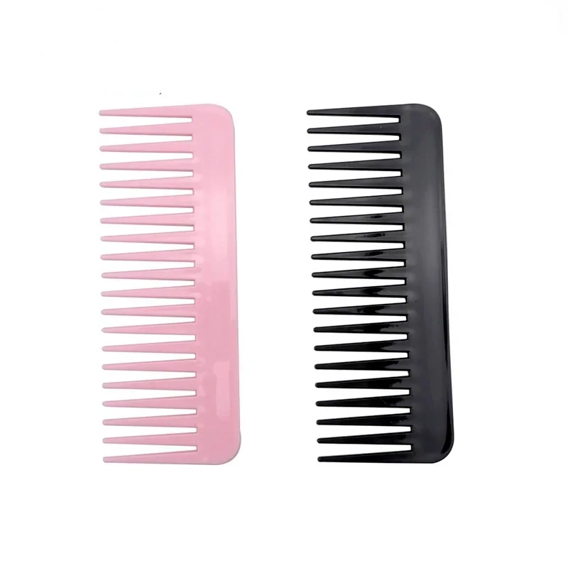 

1Pcs 19 Teeth Tooth Comb Large Wide Black Plastic Pro Salon Barber Hairdressing Combs Reduce Hair Loss Hair Care Tool