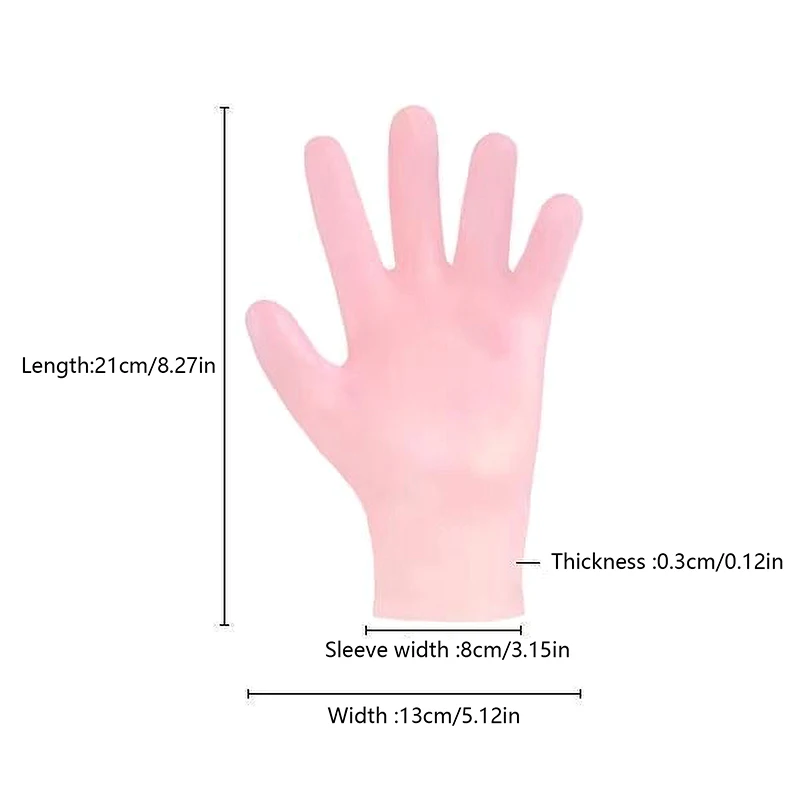 Silicone Socks Moisturizing Gel Socks Exfoliating And Preventing Dryness Spa Hand Foot Care Tool Dead Skin Remove Protector image 6