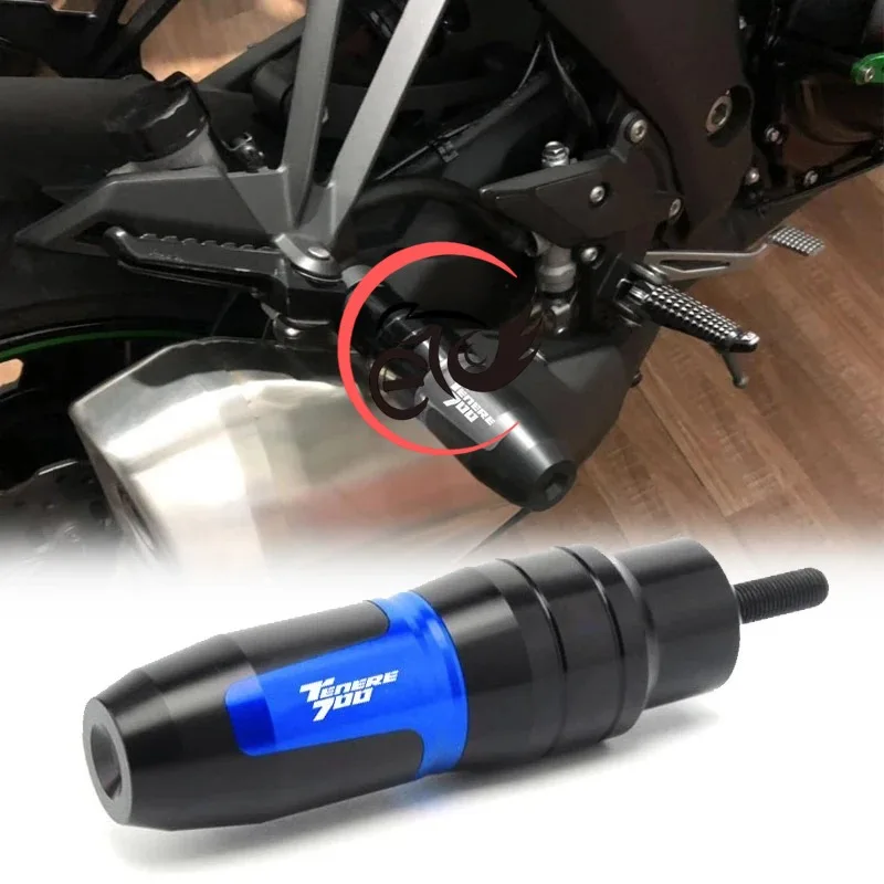 

For Yamaha TENERE 700 TENERE700 2019-2020 Motorcycle Accessories CNC Falling Crash Pads Protection Exhaust Sliders Protector