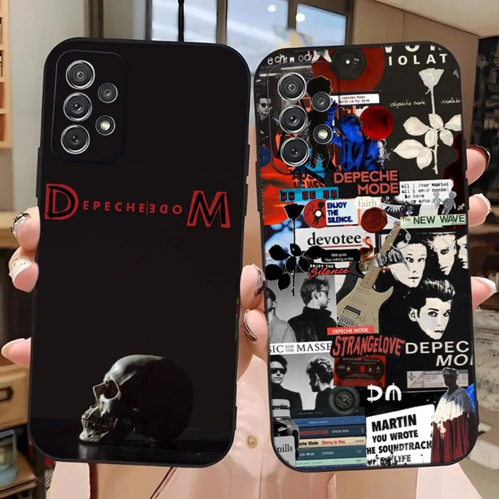 Band D-Depeches M-Modes Phone Case For Samsung Galaxy A13,A21s,A22,A31,A32,A52,A53,A71,A80,A91 Soft Black Phone Cover