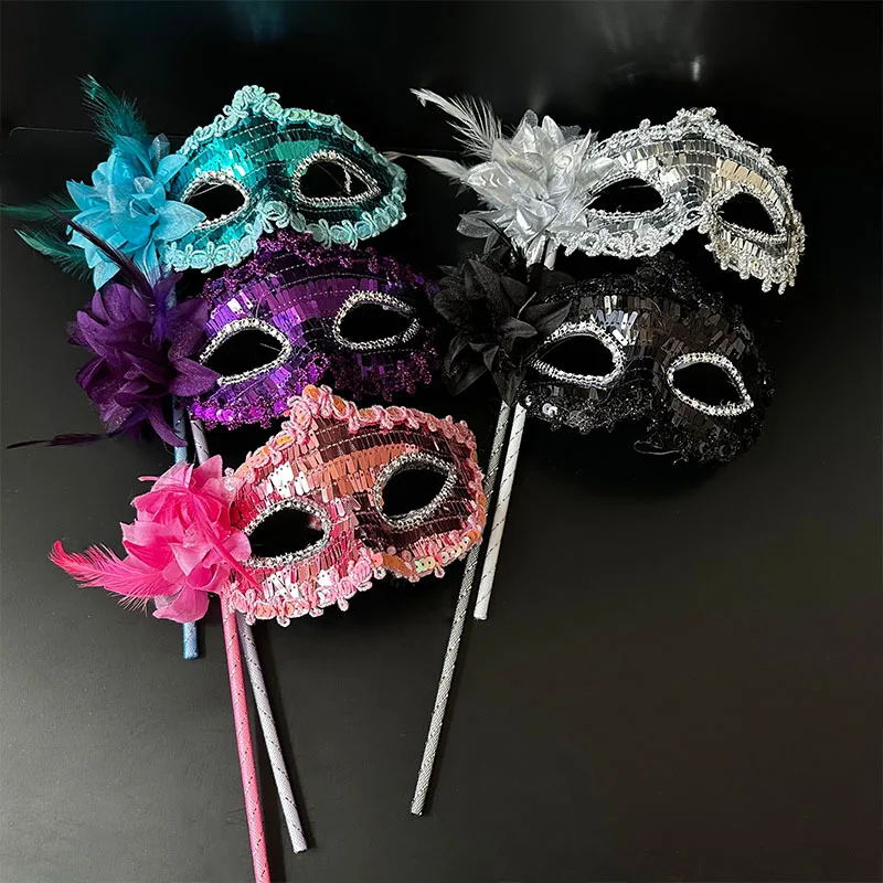 مثير حفلة موسيقية زهرة قناع النساء فتاة الأميرة زي البندقية تأثيري يده العصي عيد الميلاد عيد الميلاد عيد الهالوين