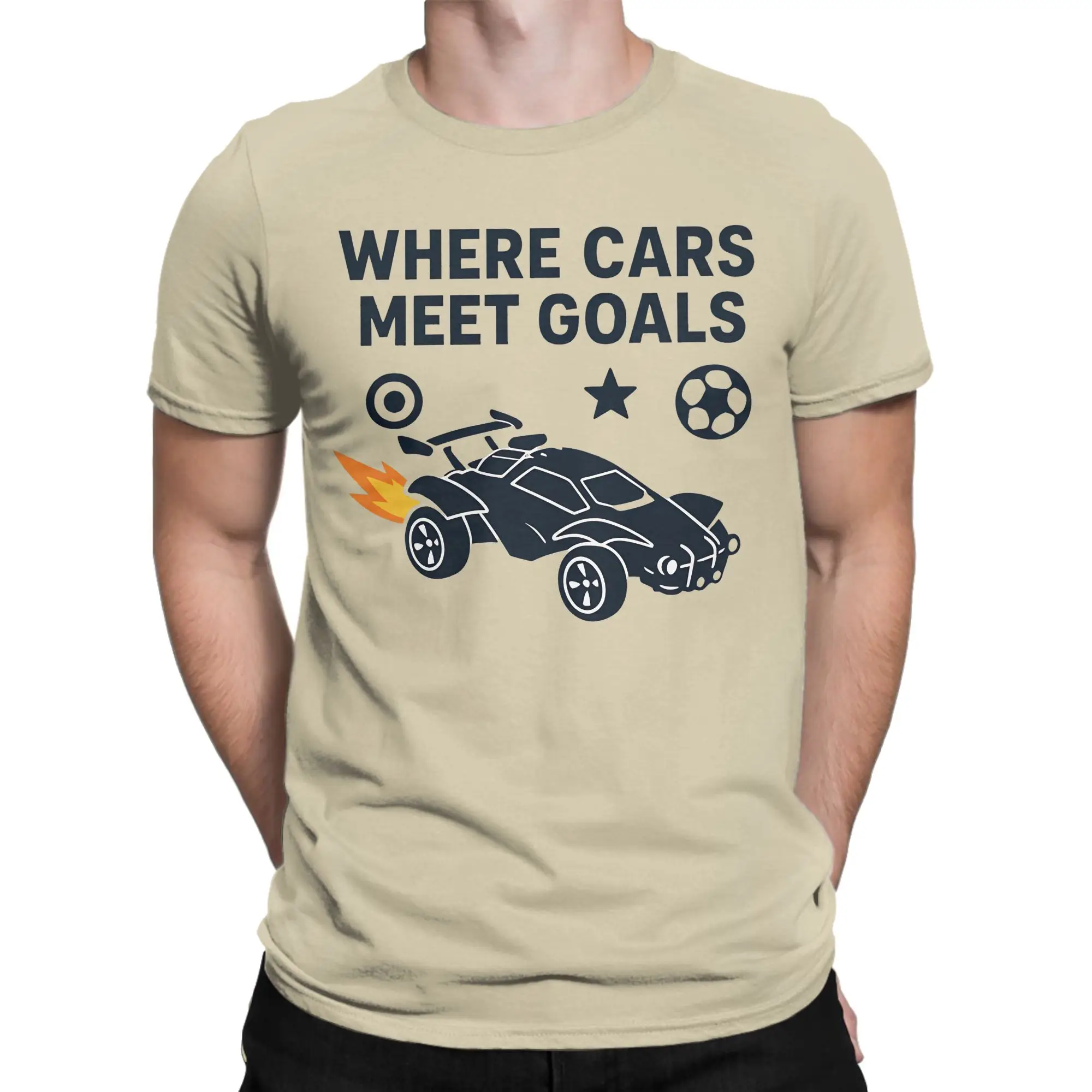 Rocket League Merch Unisex T Shirts Cotton Tee Graphic Printed  T-shirt Clothes