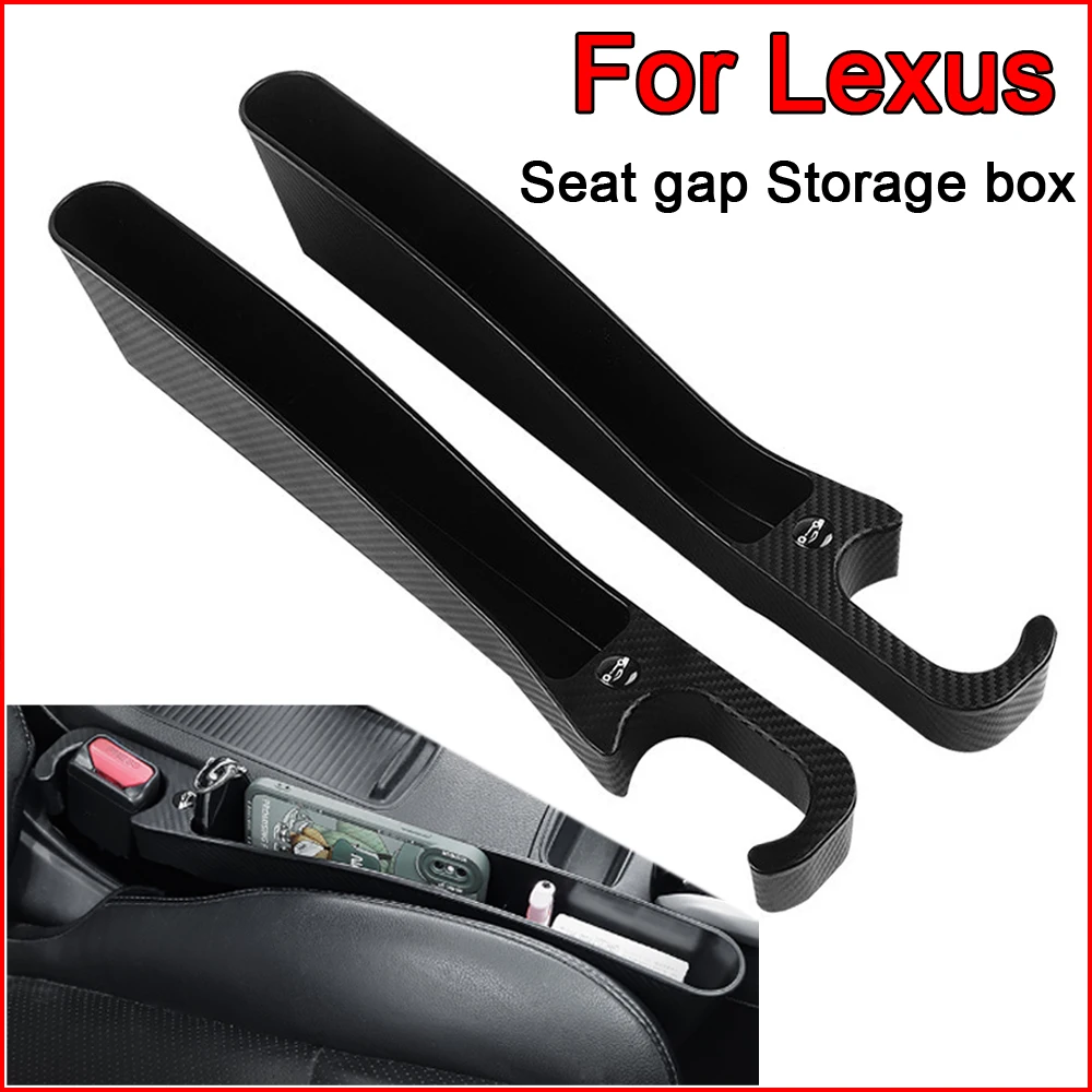 Car Seat Gap Plug Strip Side Seam Seat Storage Box Organizer For Lexus NX GS RX IS ES GX LX RC LS 450H 300H ES200 ES250 ES260