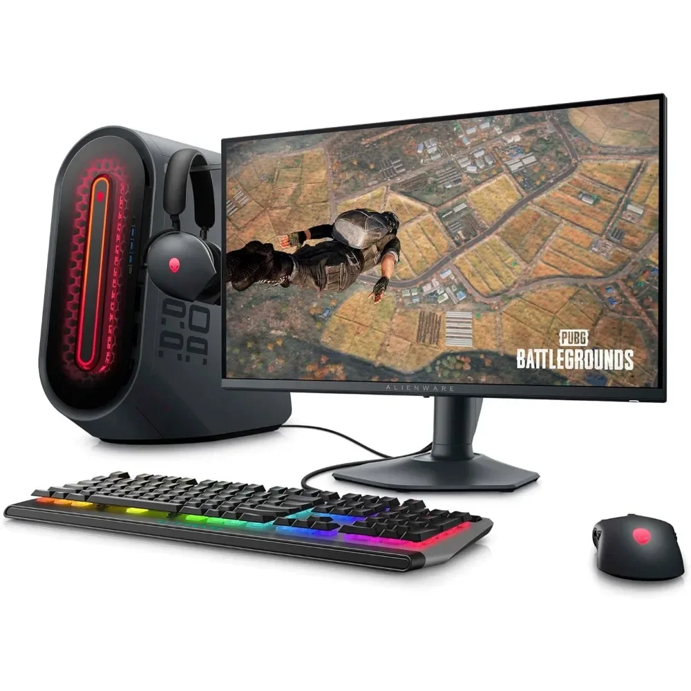 Alienware Monitor Gaming AW2523HF, Monitor Gaming-layar 24.5 inci (1920x1080) 360Hz, sinkronisasi gratis AMD, tinggi/Tilt/putar