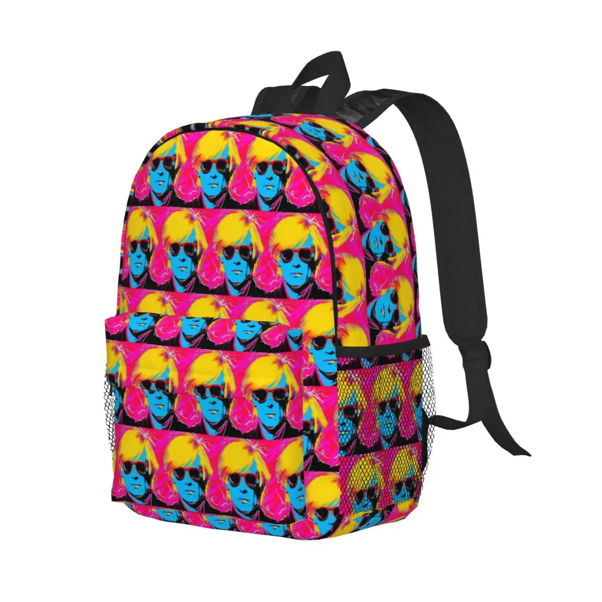 

Andy Warhols Pop Art Backpack Student Boys Girls BookBag Kids School Bag Computer Shoulder Bags for Men Women