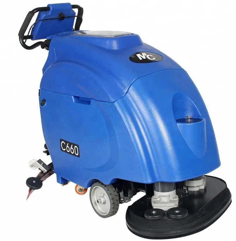 Depurador de suelo automático con batería, máquina de limpieza de suelo con tanques de 75L/85L, C660