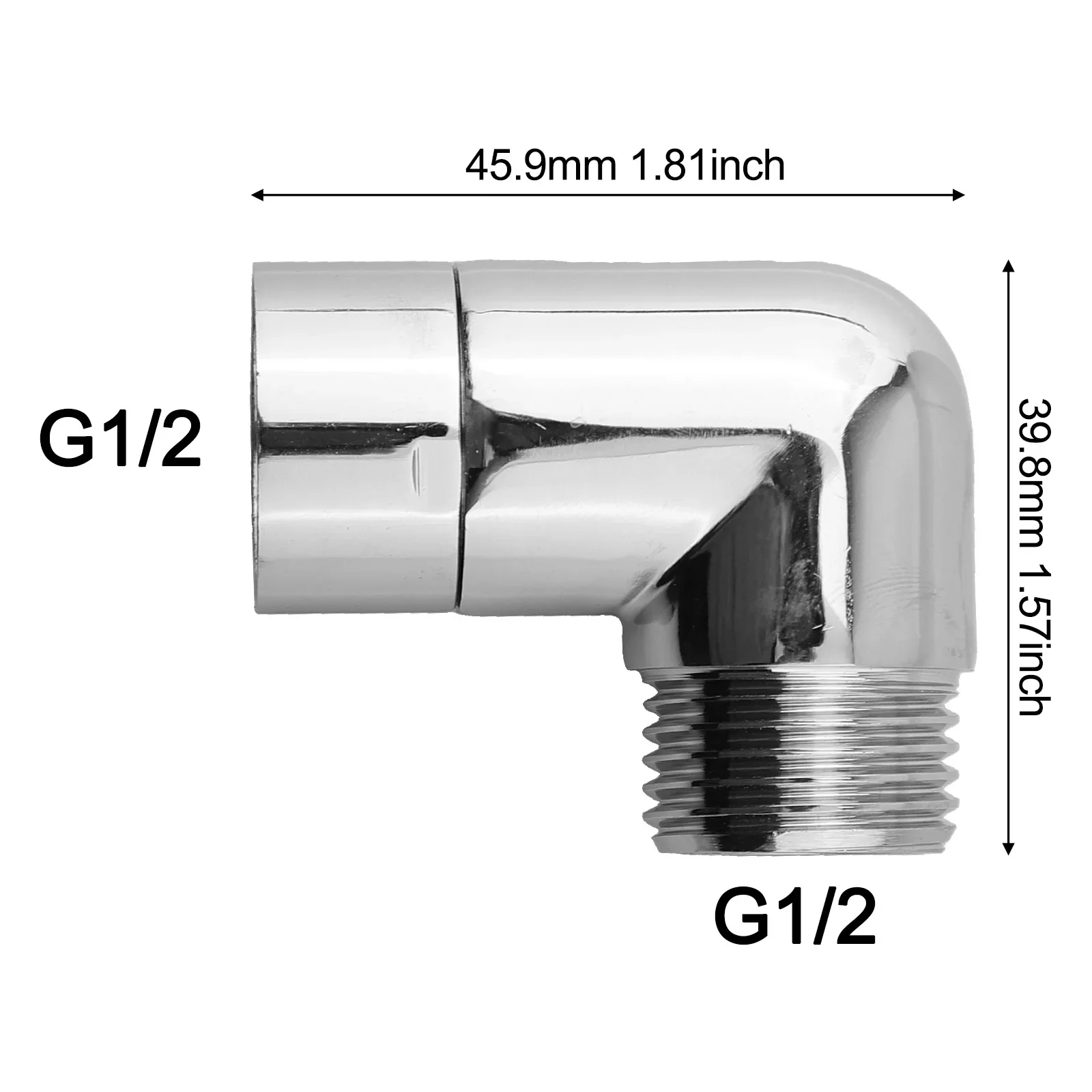 90 Grad Bad Dusch schlauch Adapter Kupfer Dusch kopf Winkel adapter Dusch bogen Bad möbel Sets