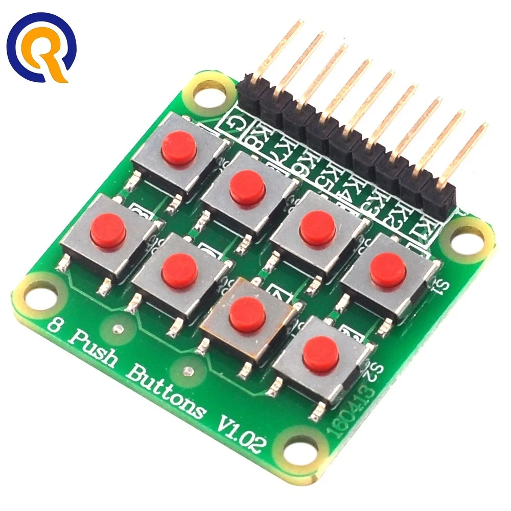2x4 Keypad 4x2 Keypad 8 Push Buttons V1.00 Key Board Matrix Keyboard Button for Arduino AVR PIC 2*4 Module AVR PIC